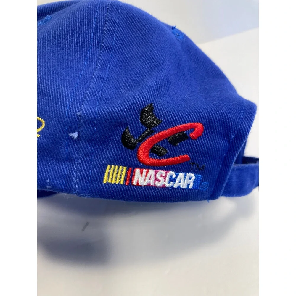 Hollywood Hotel Nascar Cap Hat Blue Cotton Twill Jeff Hammond & Daniel Waltrip‎